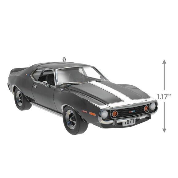 New! 1971 AMC Javelin AMX Hallmark Keepsake Christmas Ornament 2021 Classic Car - Picture 3 of 5